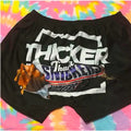 B147 Snicker's Inspired Printed Booty Shorts
