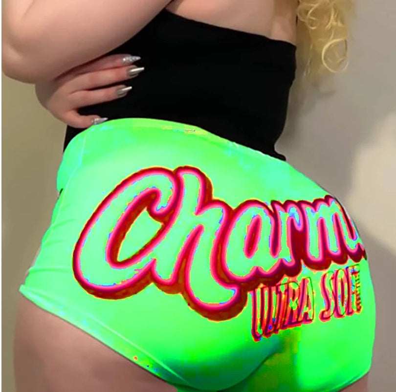 KE302 Green Charmin Snack Shorts