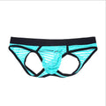 Y203 Turquoise Mesh and Ice Silk Jockstrap