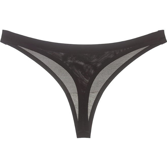 9788 Transparent Ice Silk Traceless Women's Thong