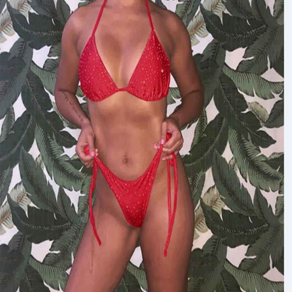 AE182 Two Piece Studded Bikini Set