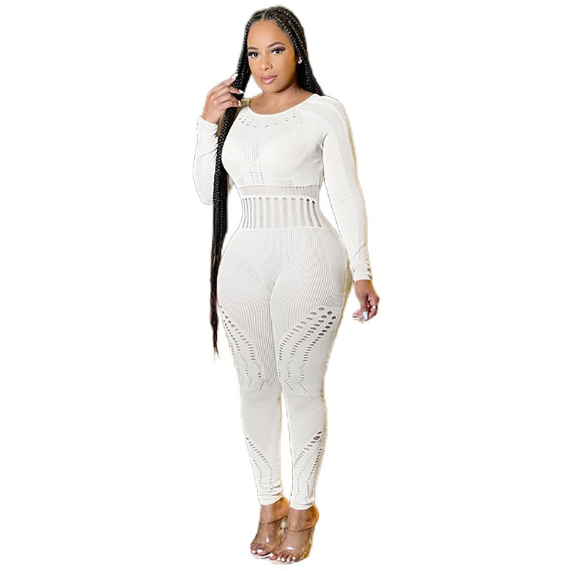 JP374 Footless Long Sleeve Bodystocking/Romper