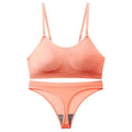 RC73 Rib Crop Top Brassiere and Panty Set