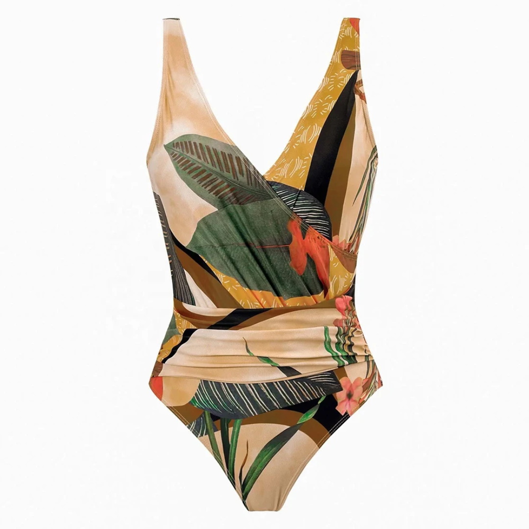 FS87 One Piece With Skirt Style Cover Up