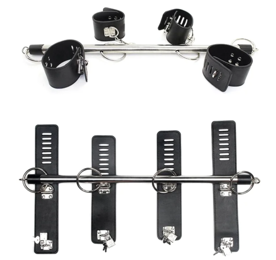 SB040 Spreader Bar Wrist Ankle Cuffs Bondage Tool