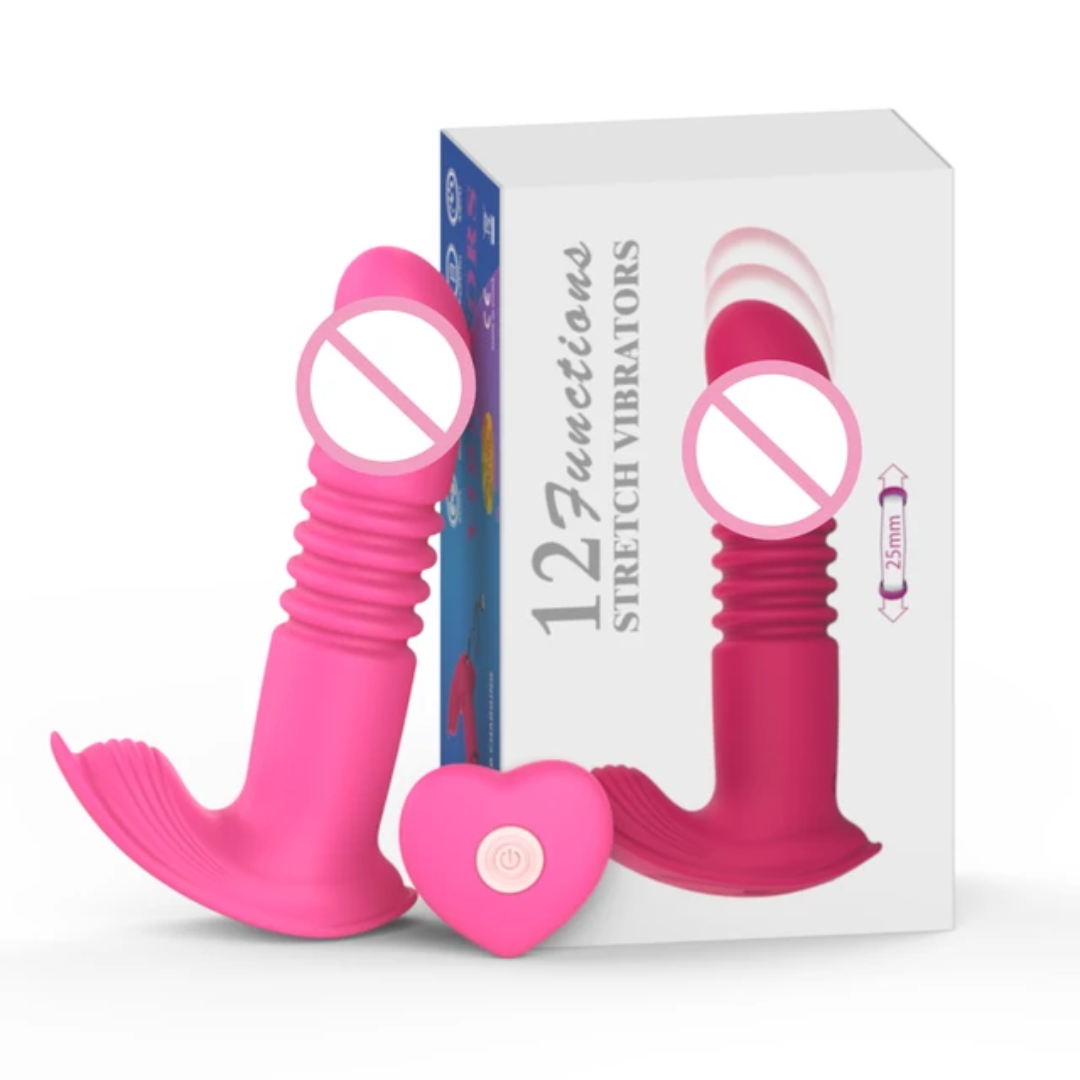 Y2601 Remote Control Thrusting Wearable Vibrator with Heating Function
