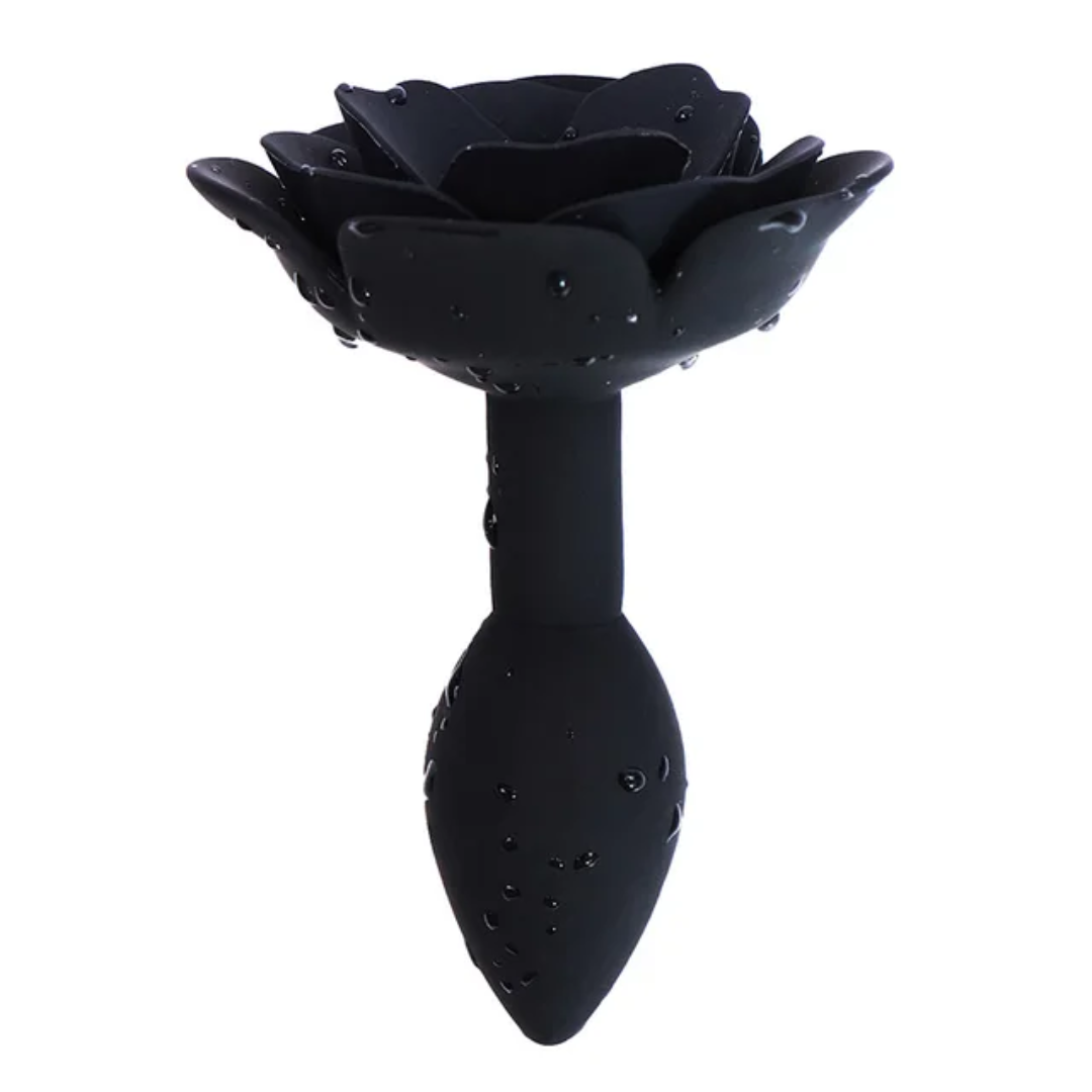 AT41 Romantic Rose Silicone Anal Plug