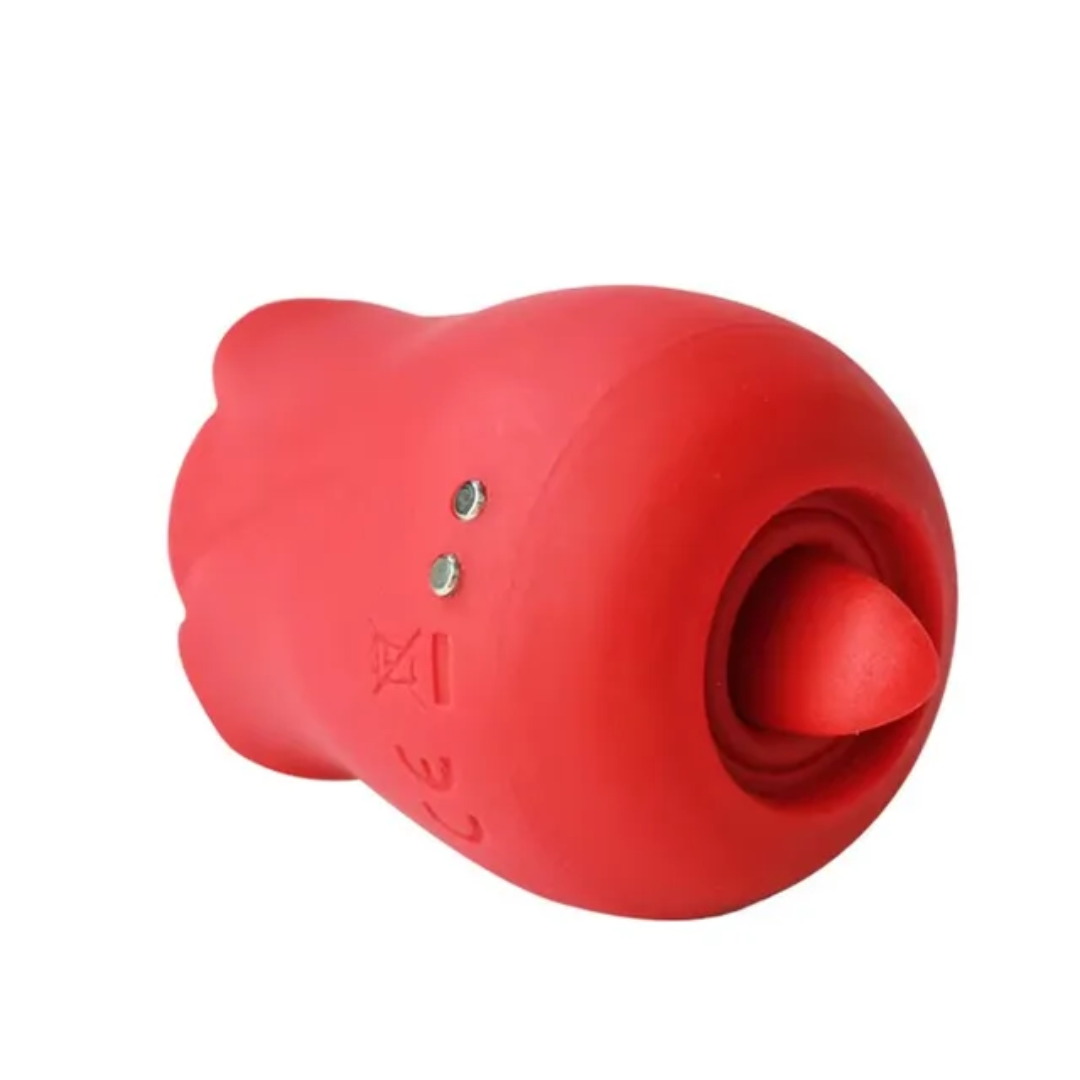 RS34 Rose Clit Sucker with Tongue