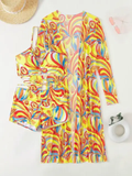 SL602 3 Piece Digital Print Bikini Set