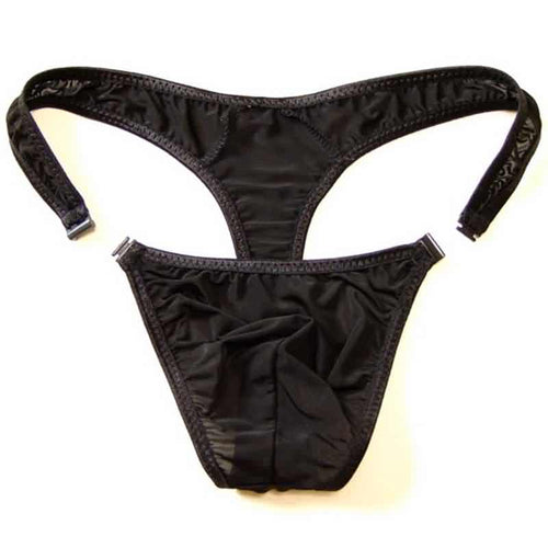A154 Low Rise Translucent Nylon Men Thongs