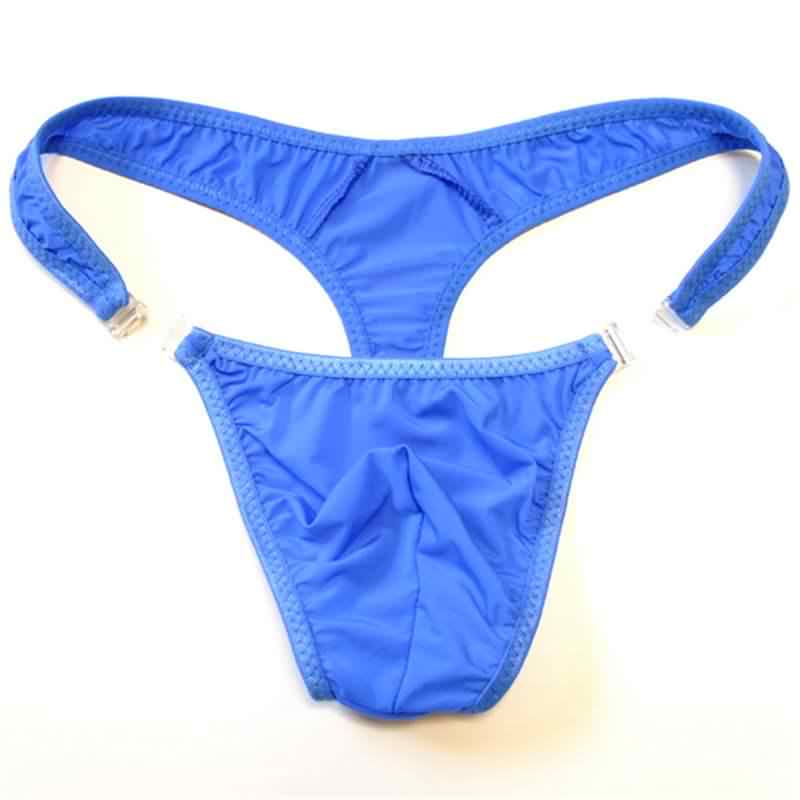 A154 Low Rise Translucent Nylon Men Thongs