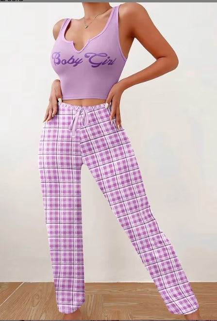 PJ13 Baby Girl 2pc Pajama Set
