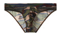 F34 Camouflage Mesh Low-Rise Briefs U-Convex