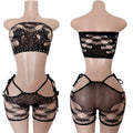 NT97 Rhinestone Shredded 2-Piece