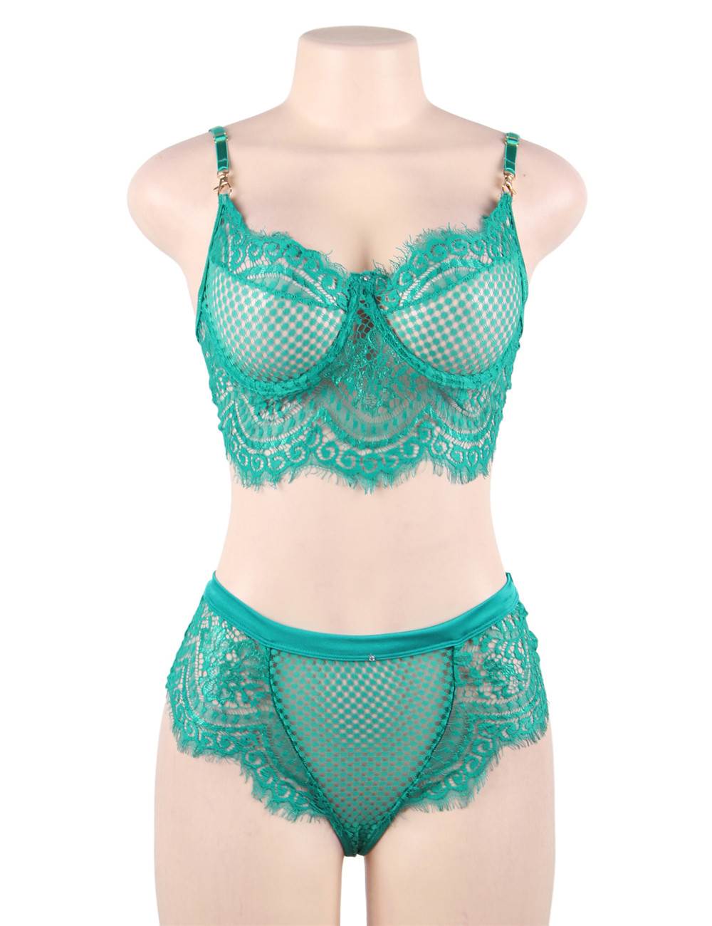 RY57  Custom High Quality Beautiful Lace Lingerie Bra Set