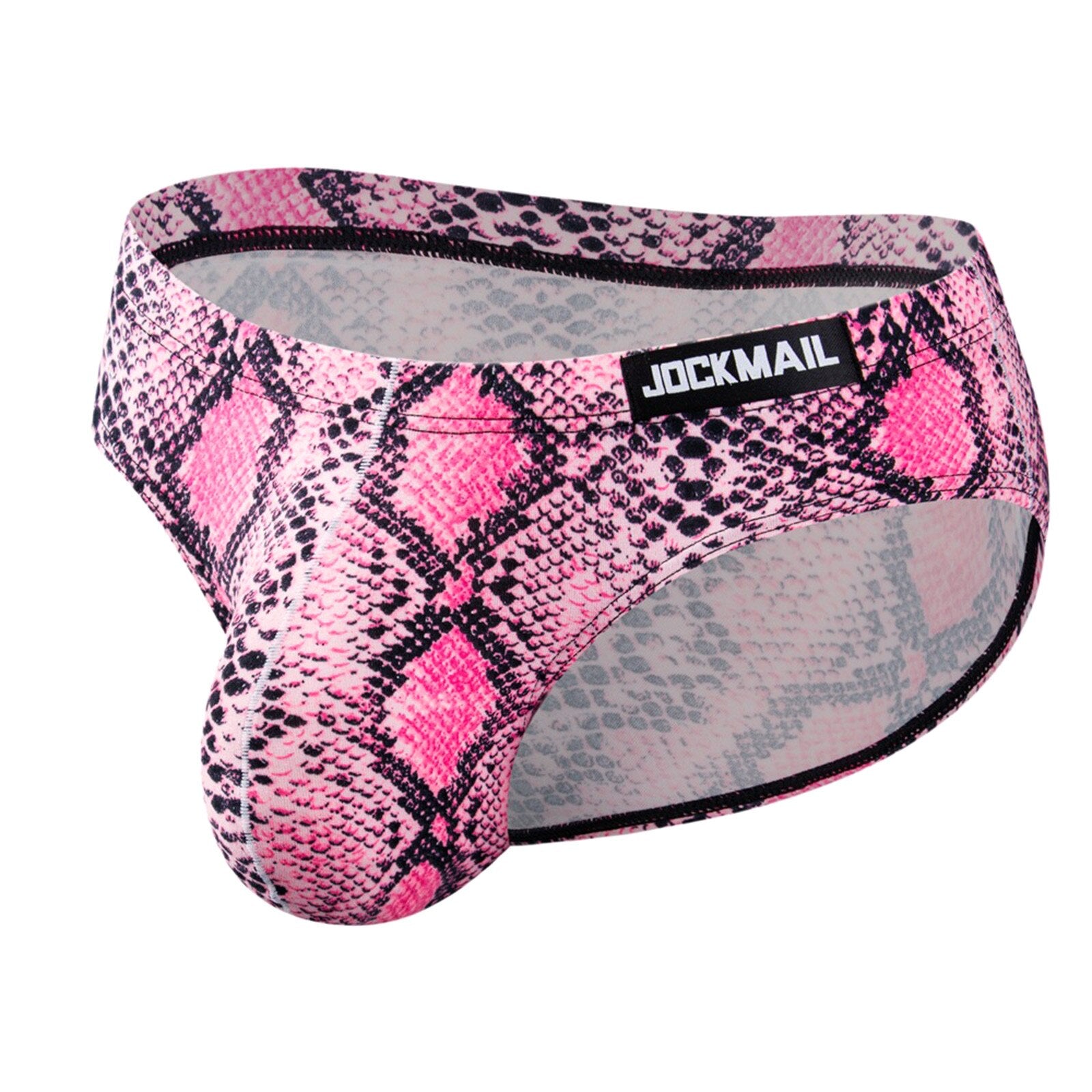 J394 Mid Rise Leopard Print Men Brief