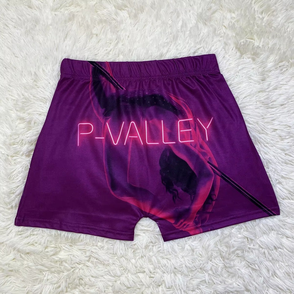 D843 P-Valley Snack Shorts/Cover-up