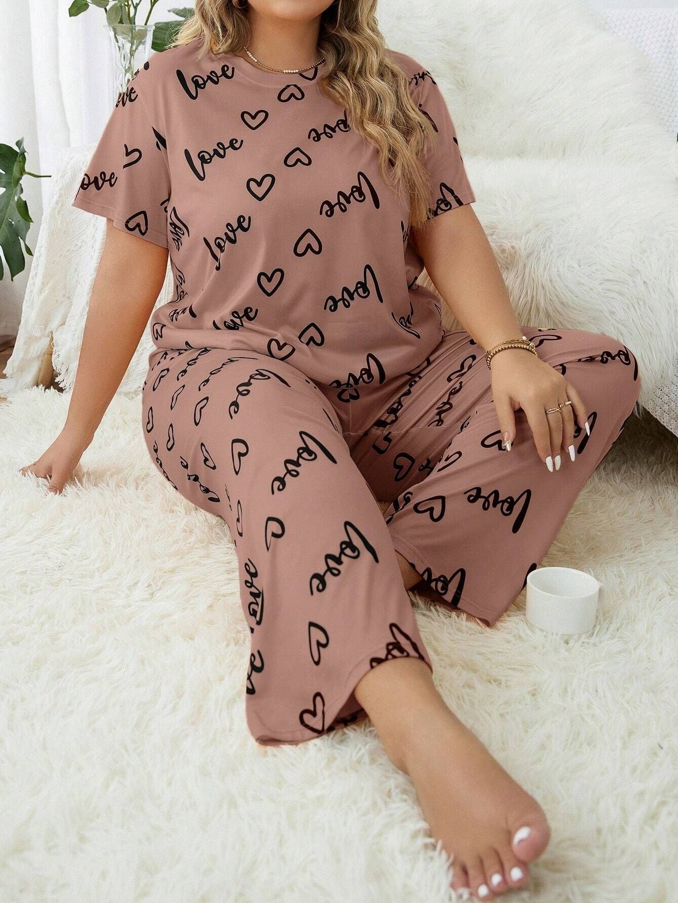 WM44 Two Piece Women Pajama Set