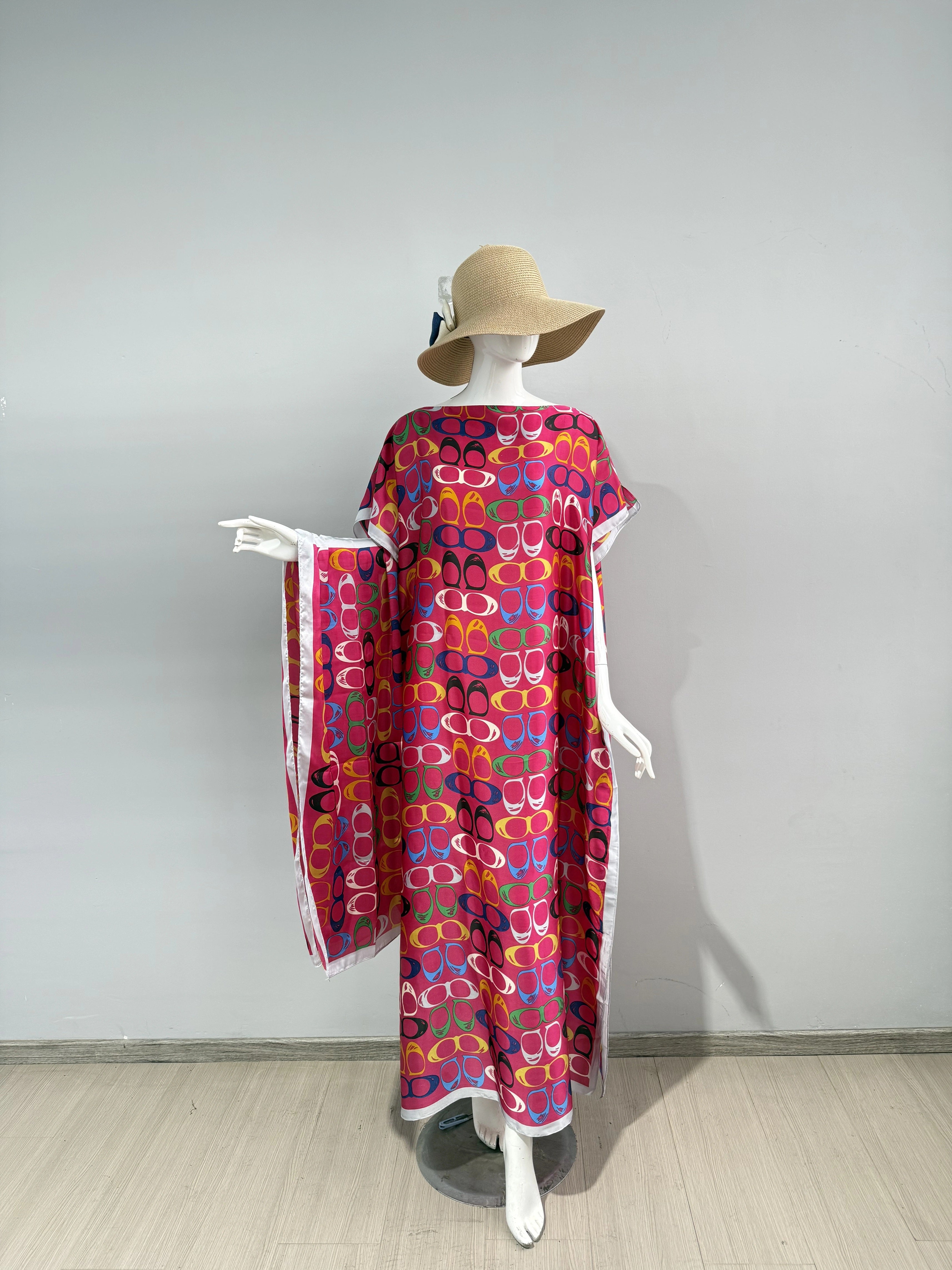 CM Satin Full Length Kaftan/MooMoo