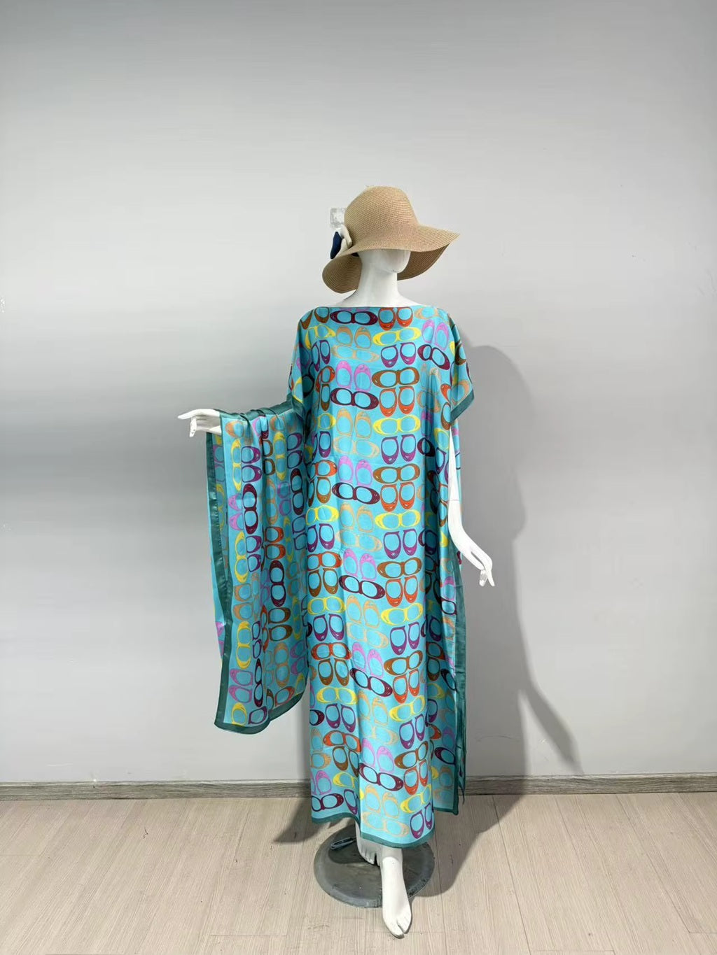 CM Satin Full Length Kaftan/MooMoo