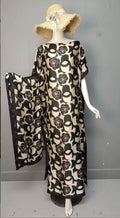 YX Satin Full Length Kaftan/MooMo