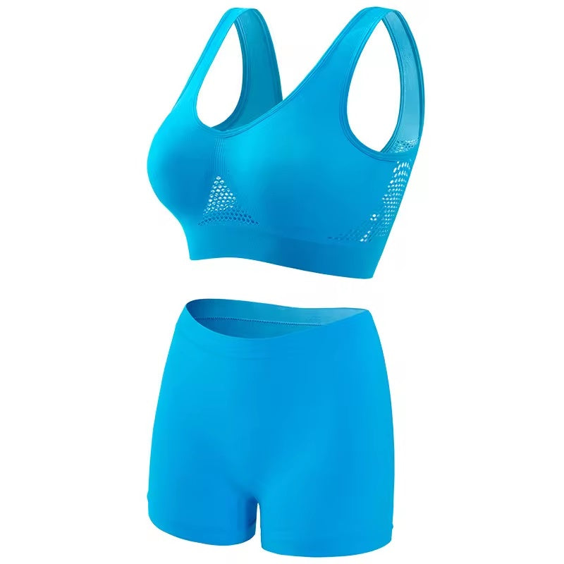 G18 (L/XL) Seamless Soft Sports Bra Set