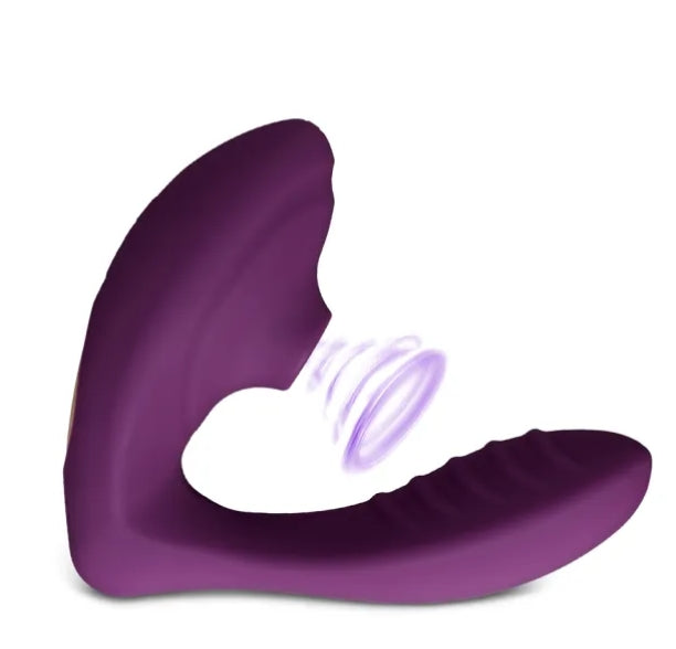 ZJ12 Dark Purple 10 Speeds Clitoral Sucking