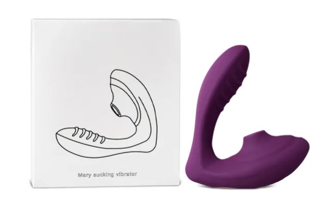 ZJ12 Dark Purple 10 Speeds Clitoral Sucking