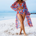 WS259 Three-piece Bikini Set with Matching Cover Up