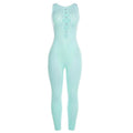 TZ79 Mesh Footless Center Stone Bodystocking