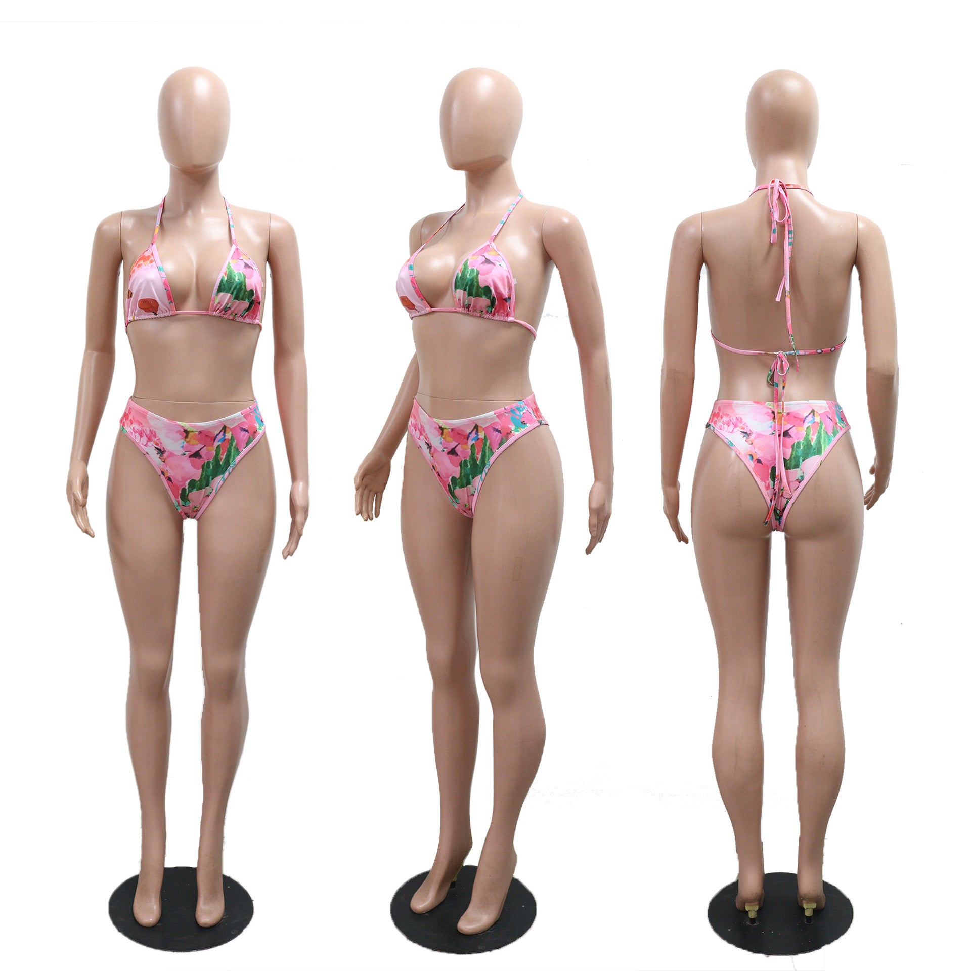 CL73 Three Piece Bikini and Pencil Skirt Cover Up