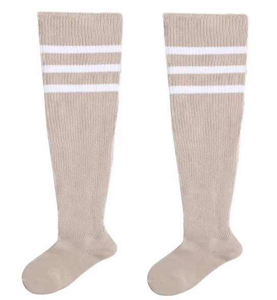 CS14 Plus Size Thigh High Socks w/Buckles