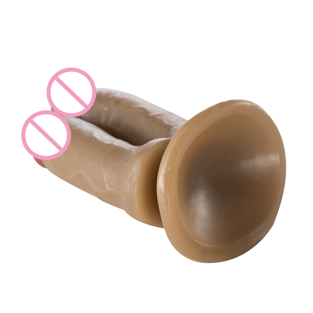 D112 Ultra Soft Realistic Double Dildo