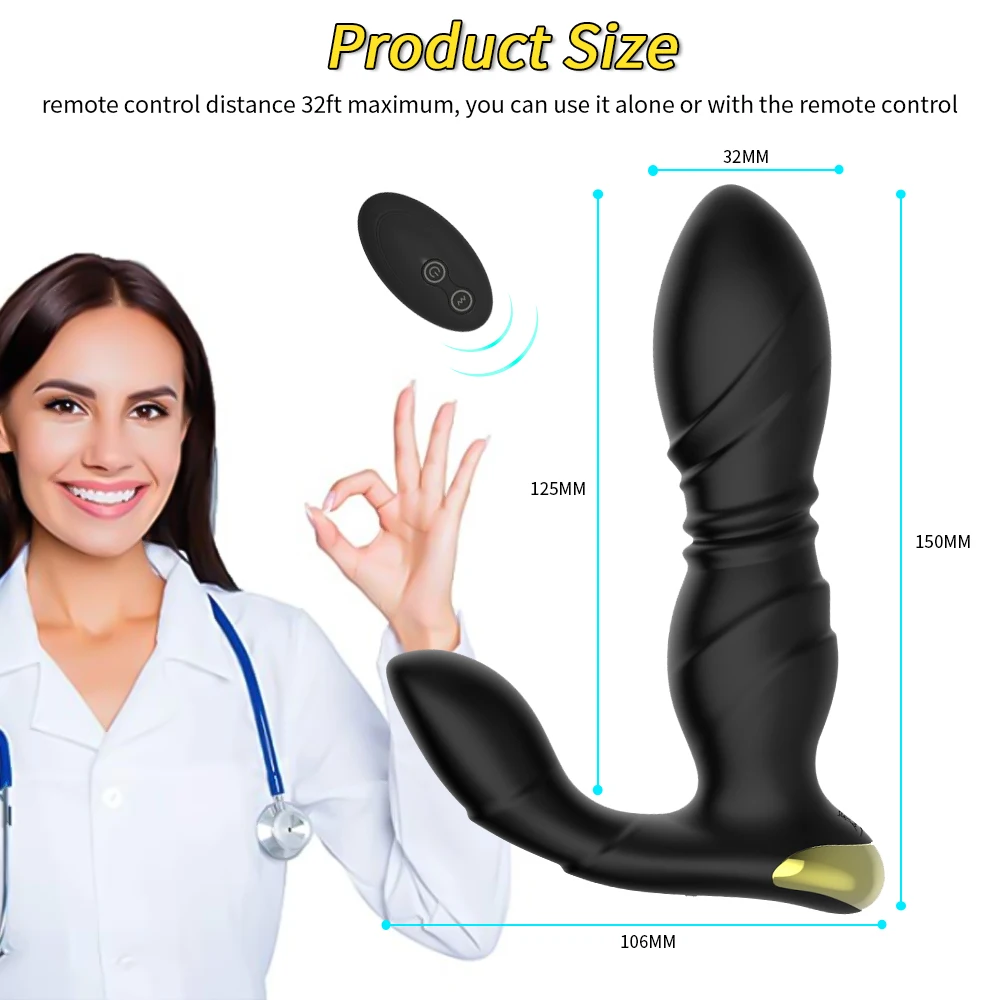 AN240 Two in One Anal and Vaginal Vibrator