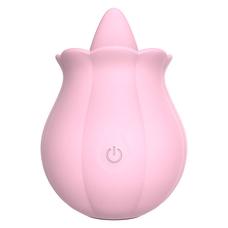 RX7 Tongue Licking Rose Vibrator