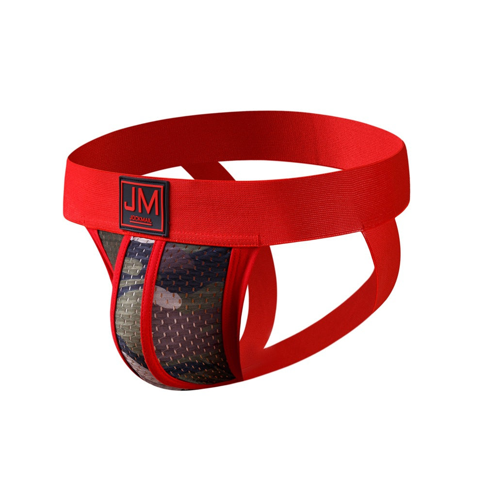M233 Breathable Mesh Camouflage Print Jockstrap