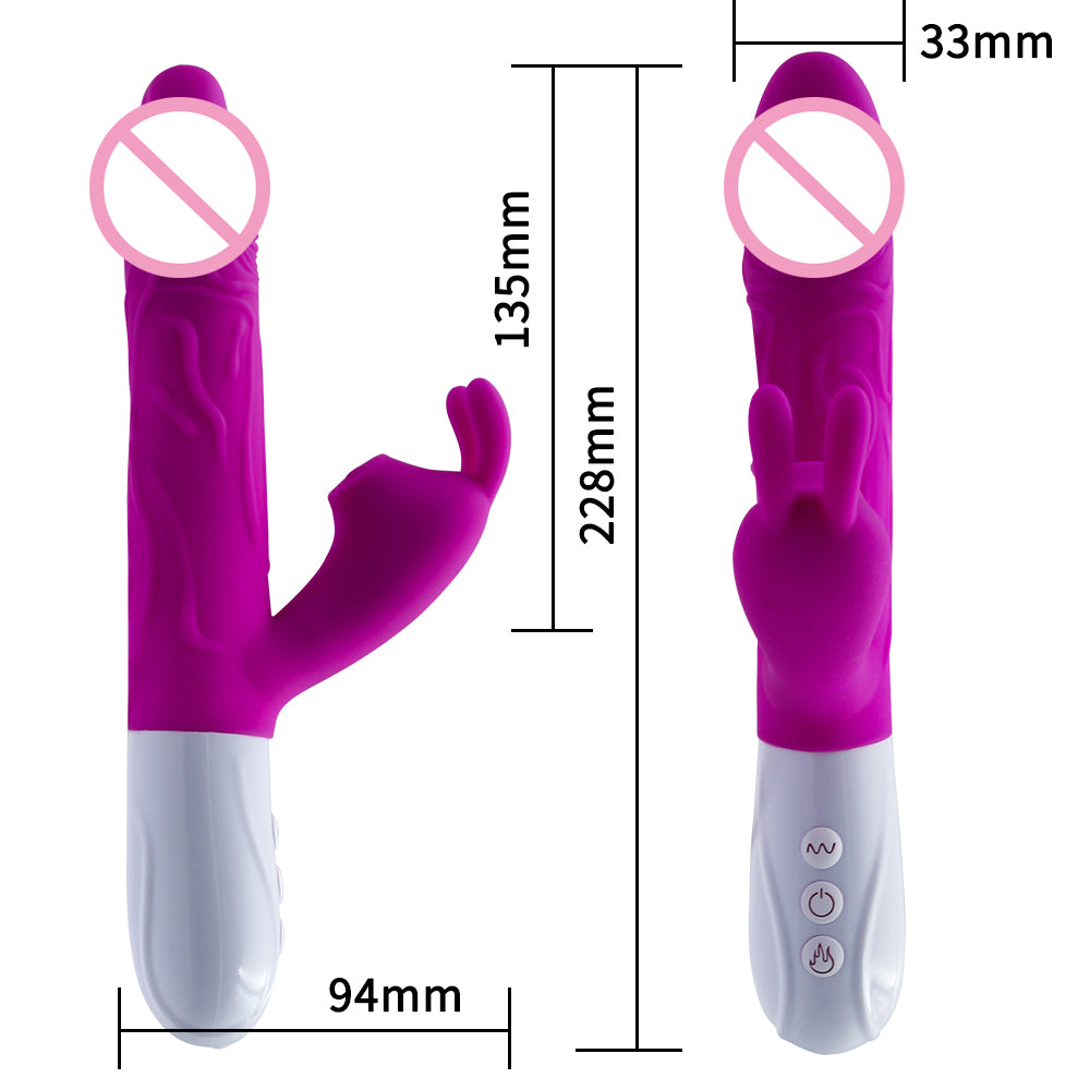 SV50 Purple Pluggable Rabbit Massage with Heating
