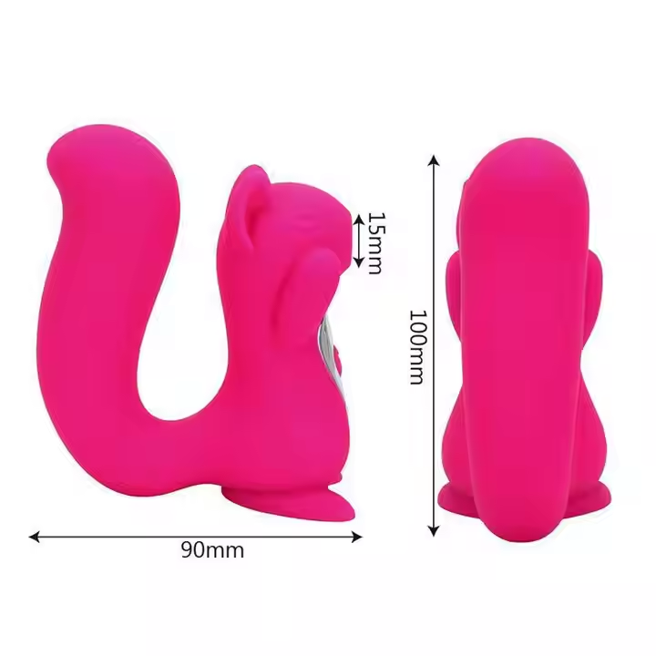 S039 Silicone Squirrel Clitoral Sucking Massager