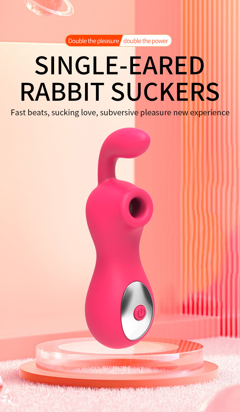 M272 Silicone Rechargeable Clitoral Stimulator with 2 Motors