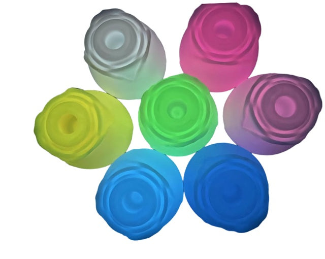 AL801 Luminous Sucking Rose Shape Vibrator