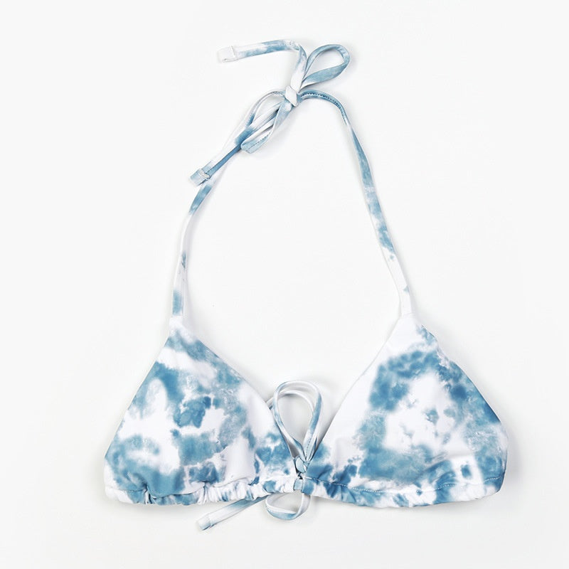 SH014 Four-Piece Tie-Dyed Bikini Set