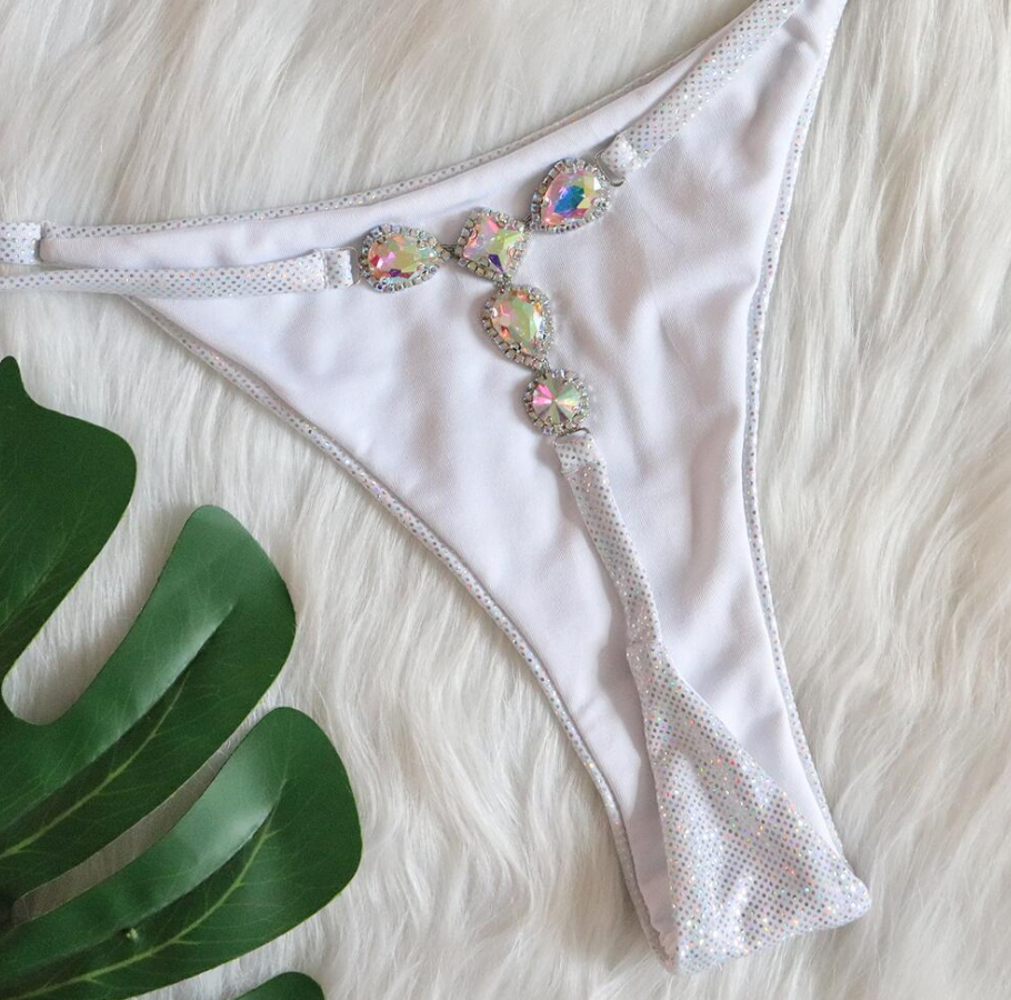 S102  Plain Triangle Bikini Swimsuit