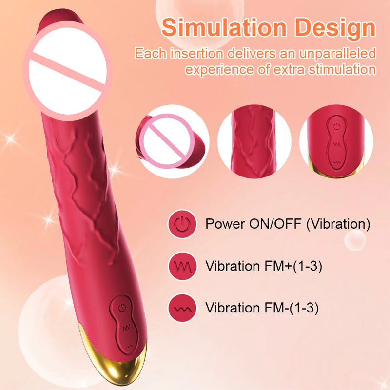 PX7 Silicone Dildo Vibrator