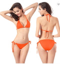 DM005 Solid Color Full Cover Bottom Bikini Swimwear O/S