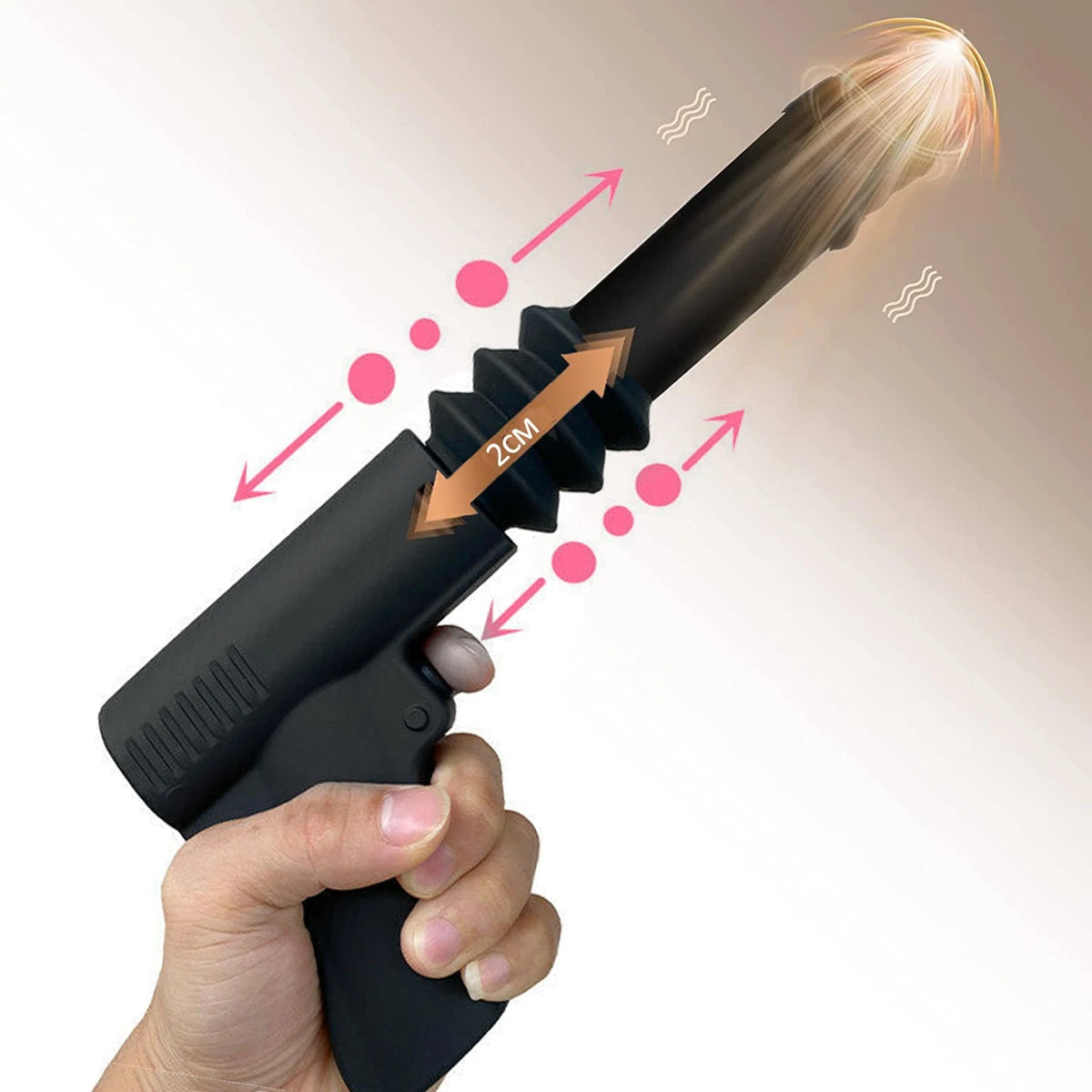 T503 Automatic Retractable Recharge Sex Gun Dildo