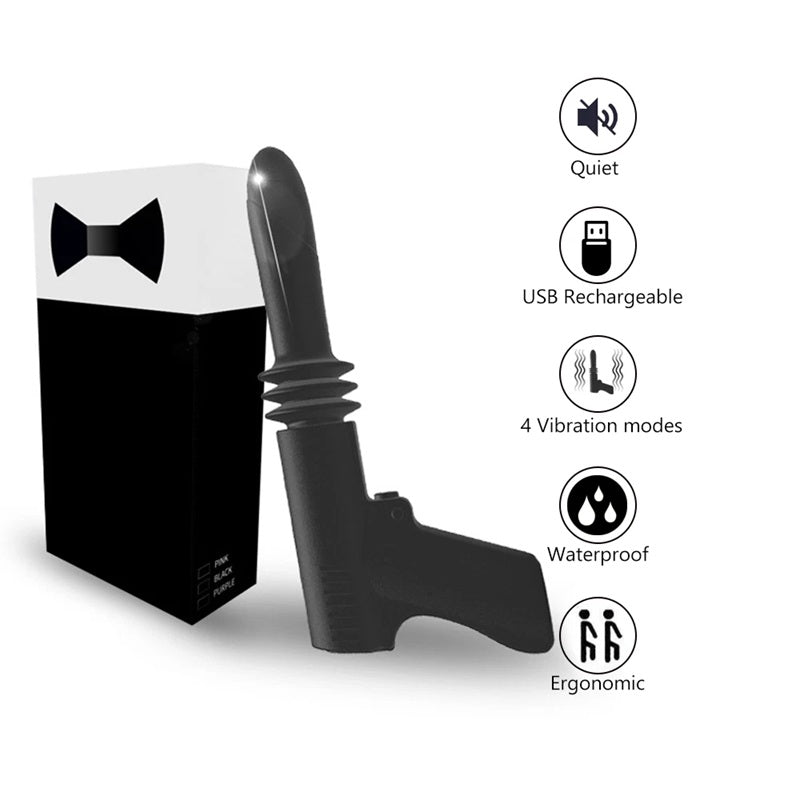 T503 Automatic Retractable Recharge Sex Gun Dildo