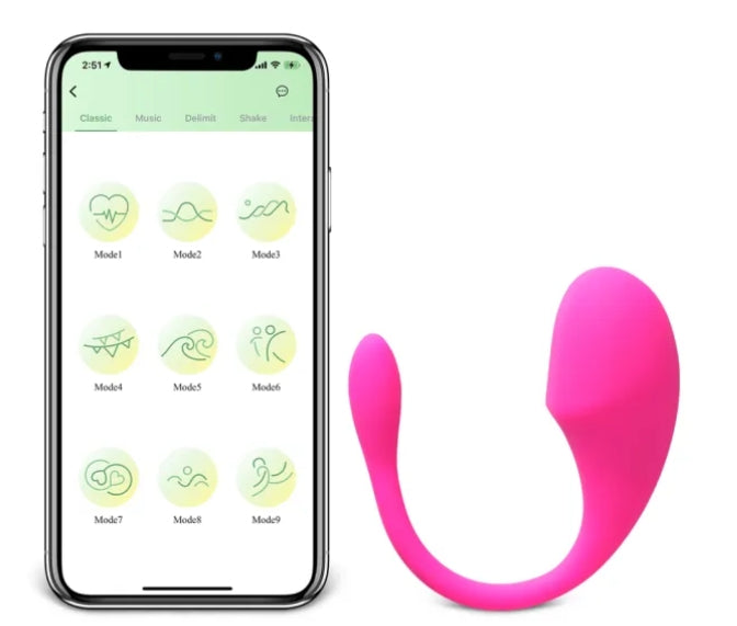 X106 App Remote Control Clitoral Vibrator
