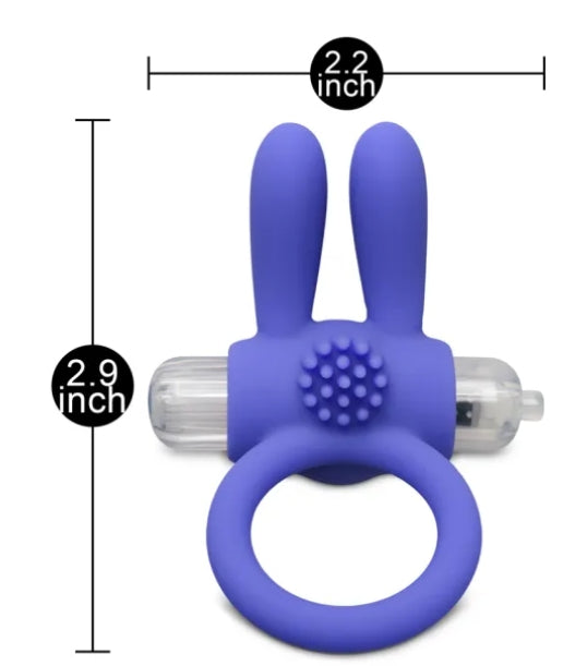 SJ023 Vibrating Rabbit Delay Cock Ring