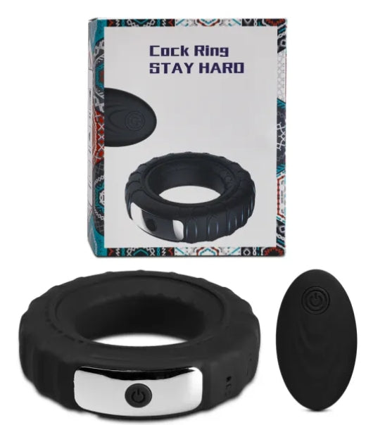 JH04 Silicone Remote Control Wheel Shaped Cock Ring