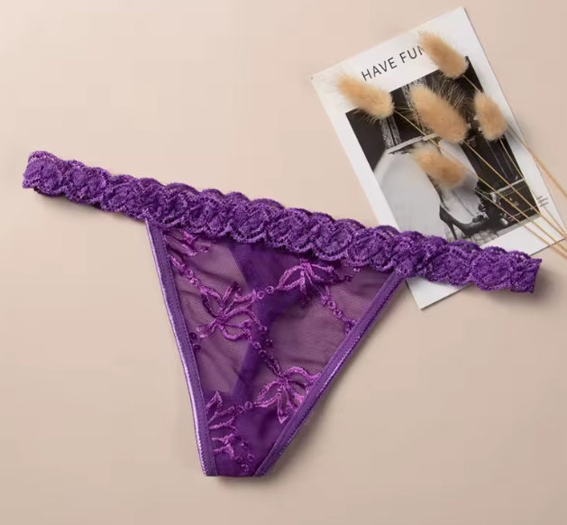 KF19 (Small/Medium) Sexy Lace Thong